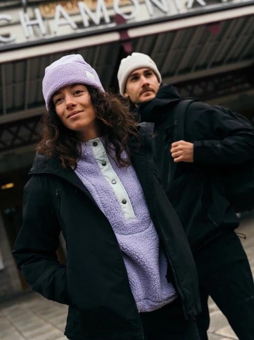 Fundango Zeo Fleece Beanie strickmütze lila 6
