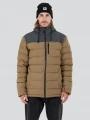 Fundango Passat Padded Jacket herren gesteppt übergangsjacke braun 1