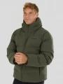 Fundango Newport Puffer Jacket herren wattierte winterjacke oliv 1