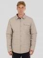 Fundango Grido Padded Shirt Jacket herren hemdjacke sand 1
