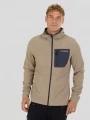 Fundango Nagano Full Zip Hoodie herren hybrid-midlayer sand 1