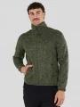 Fundango Cruz Knit Fleece Jacket herren fleecepullover oliv 1
