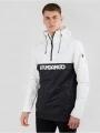 Fundango Salmo Logo Anorak herren regenmantel weiß 1
