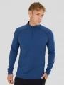 Fundango Temuka Merino Halfzip herren funktionsshirt blau 1