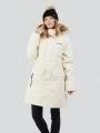 Fundango Georgina Parka Jacket damen wintermantel weiß 1