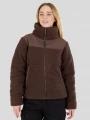 Fundango Nukka Padded Jacket damen gesteppt übergangsjacke braun 1