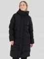 Fundango Cosycoat Long Padded Jacket damen wattierte winterjacke Schwarz 1