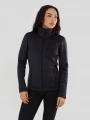 Fundango Antilles Melange Jacket damen fleecepullover Schwarz 1