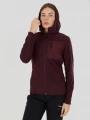 Fundango Nigata Full Zip Hoodie damen hybrid-midlayer lila 1
