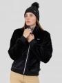 Fundango Marigold Shearling Jacket damen hybrid-midlayer Schwarz 1
