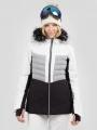 Fundango Salina Padded Jacket damen gesteppt skijacke weiß 1