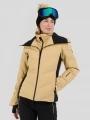 Fundango Moira Padded Jacket damen gesteppt skijacke sand 1