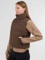 Fundango Keira Padded Vest damen westen braun 1